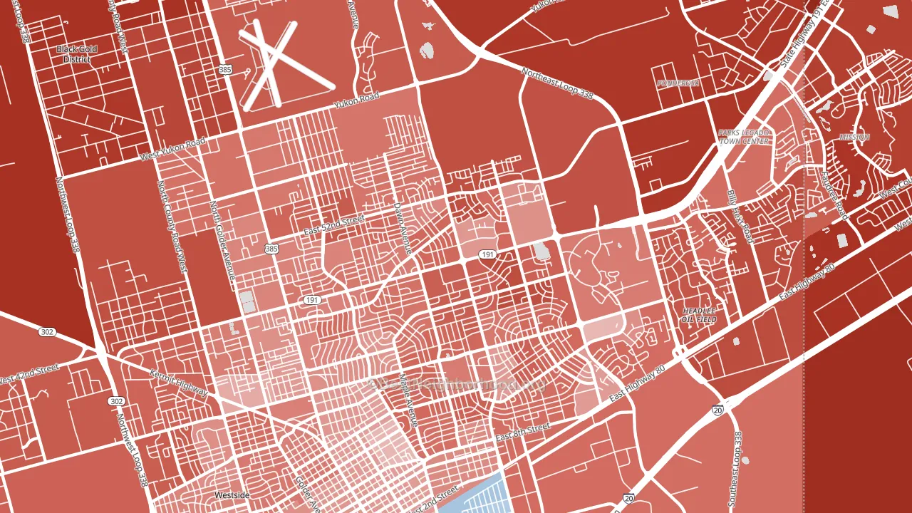 79762, TX block-group political-lean map