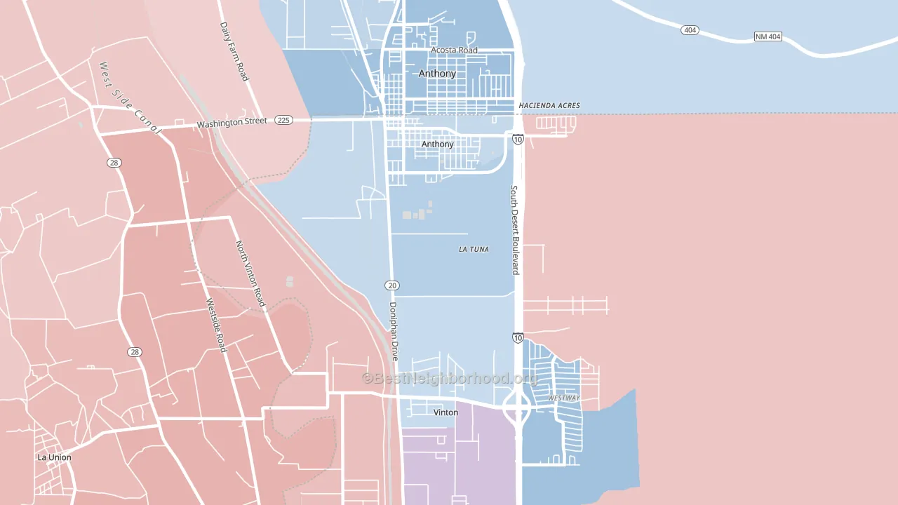 79821, TX block-group political-lean map