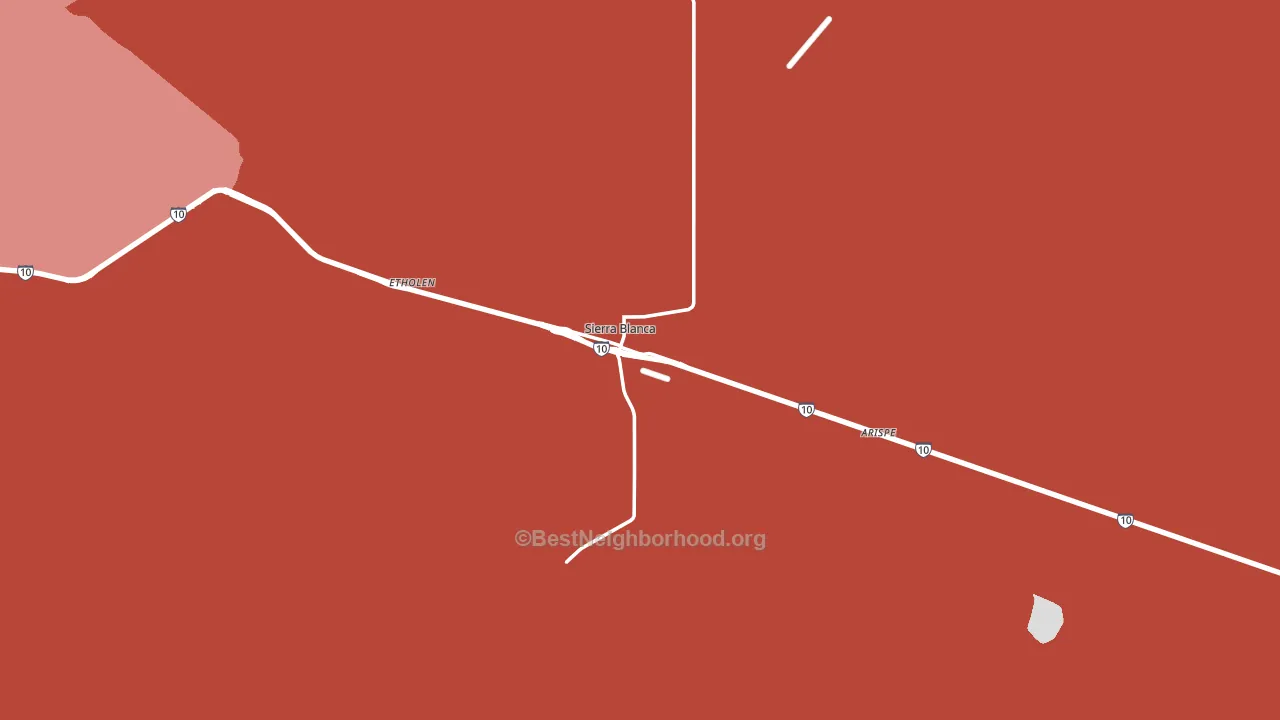 79851, TX block-group political-lean map