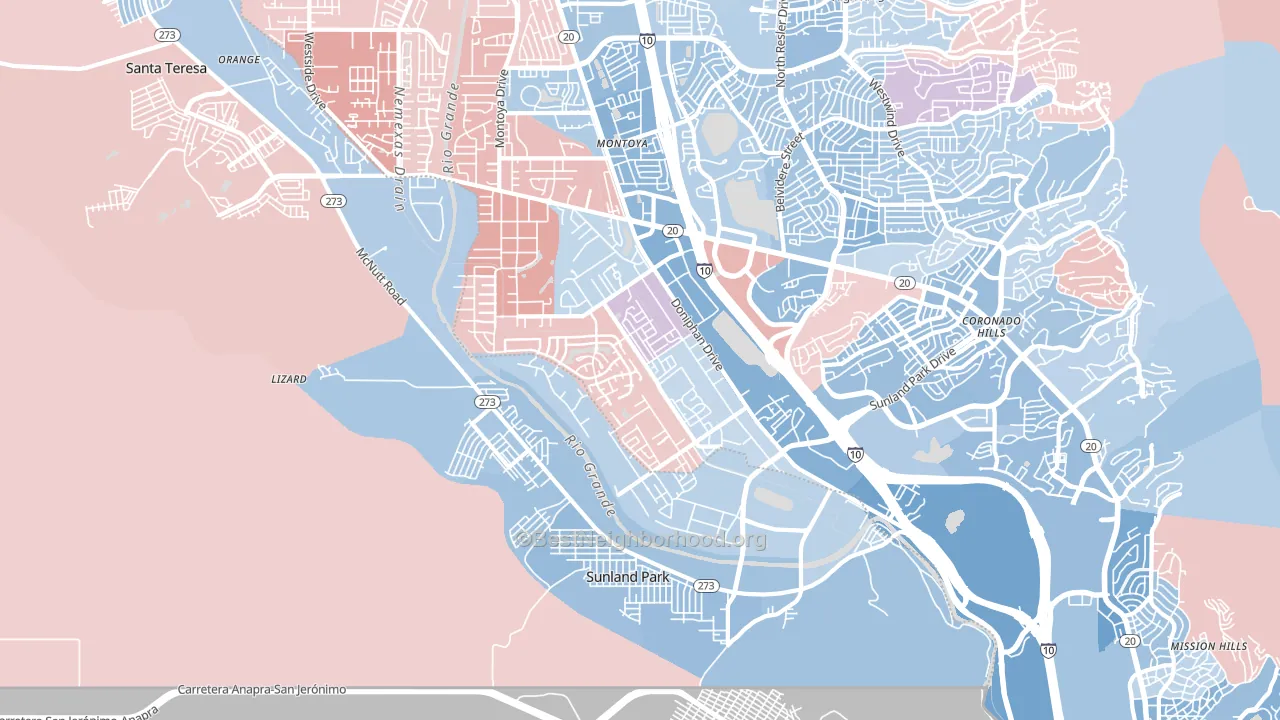 79922, TX block-group political-lean map