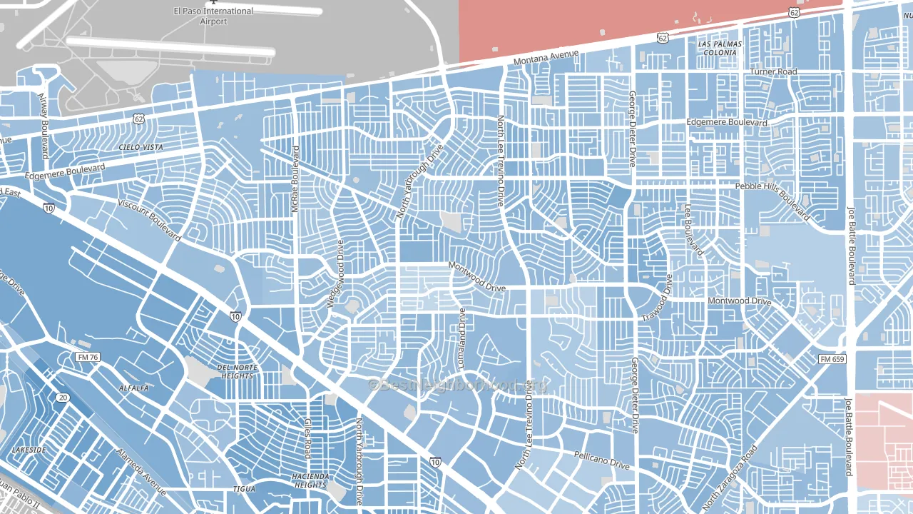 79935, TX block-group political-lean map