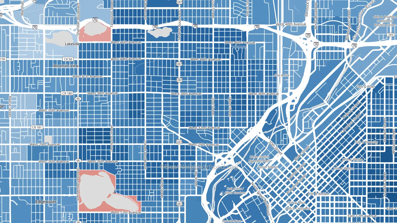 80211, CO block-group political-lean map