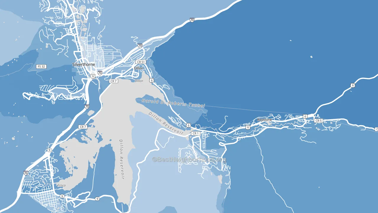 80435, CO block-group political-lean map