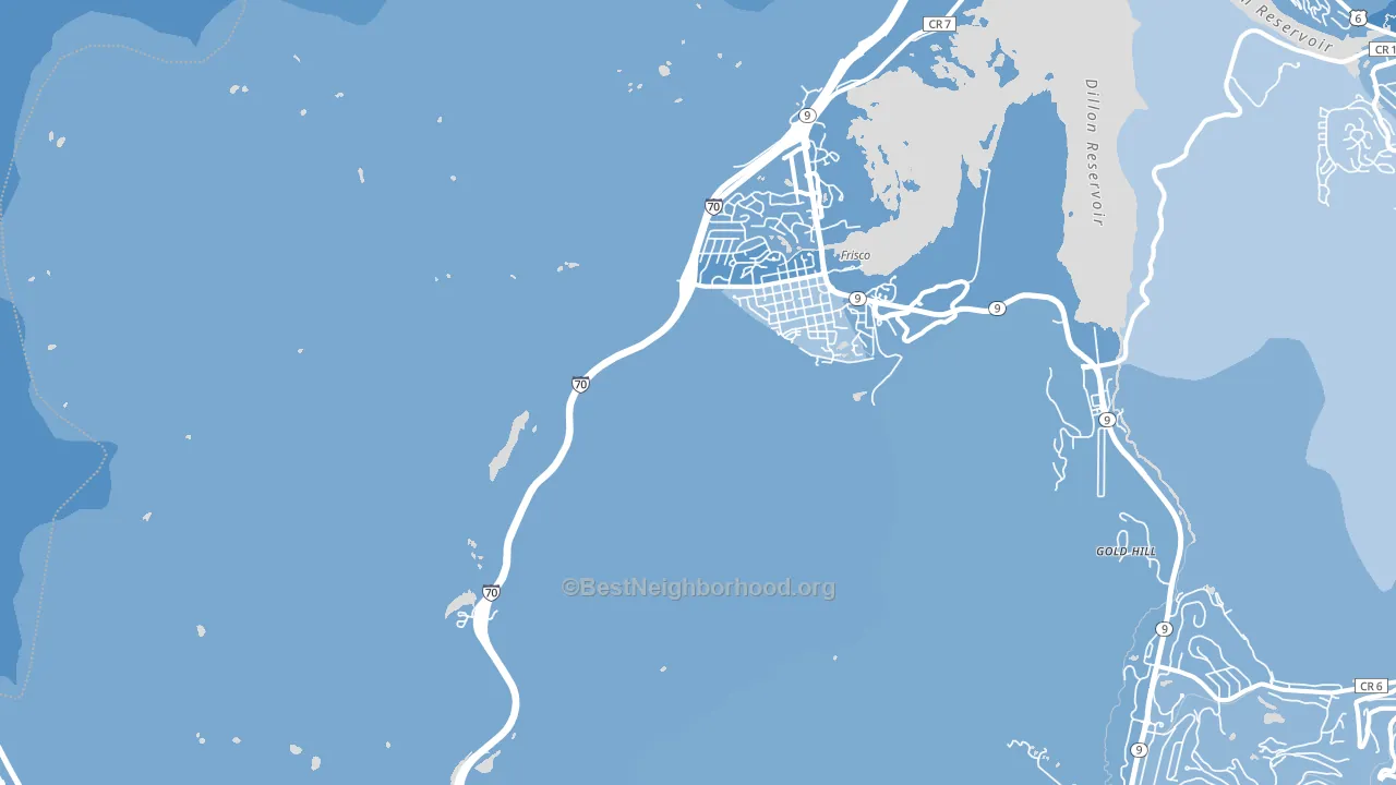 80443, CO block-group political-lean map