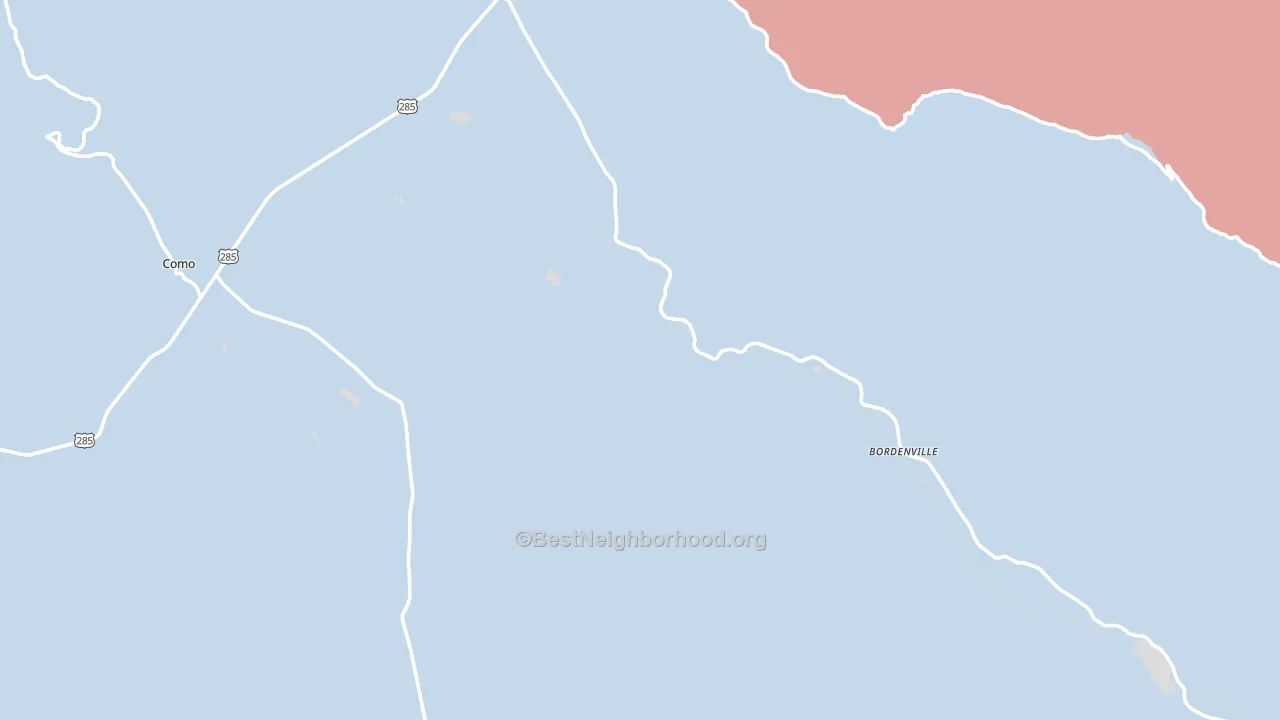 80456, CO block-group political-lean map
