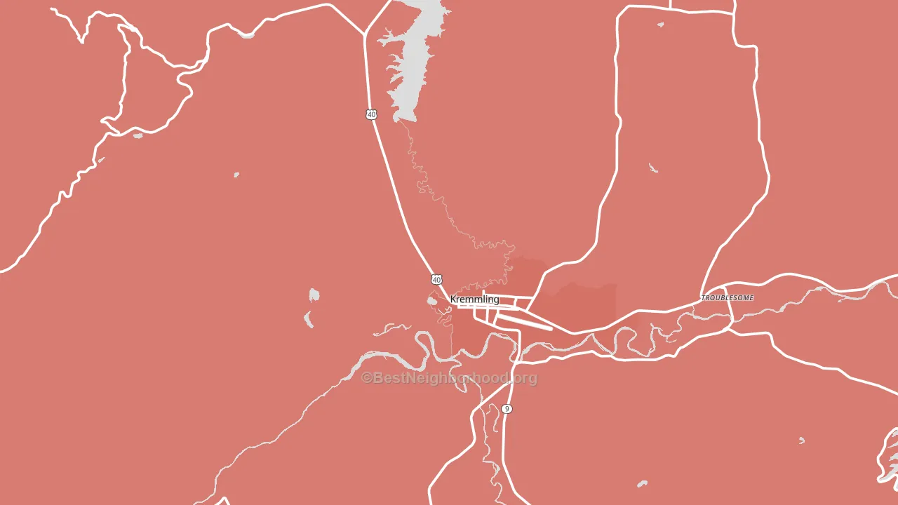80459, CO block-group political-lean map