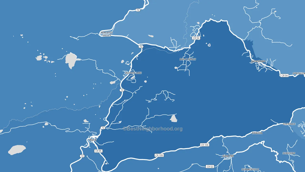 80481, CO block-group political-lean map
