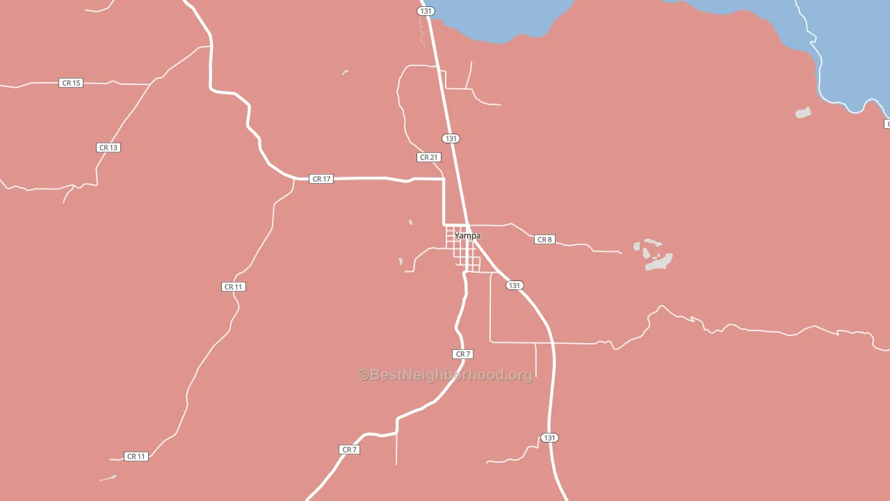80483, CO block-group political-lean map