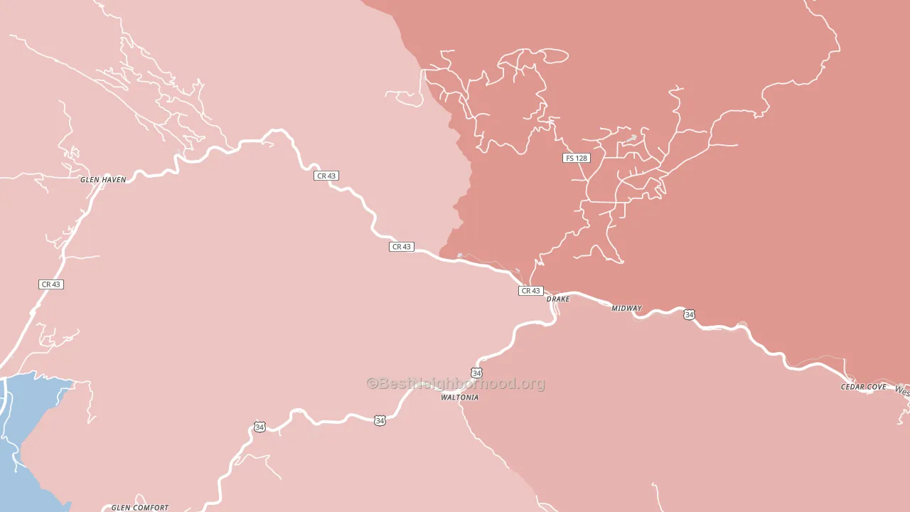 80515, CO block-group political-lean map