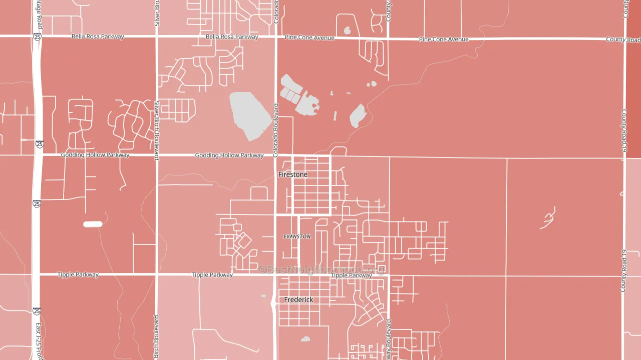 80520, CO block-group political-lean map