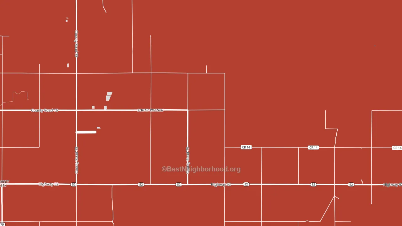 80652, CO block-group political-lean map