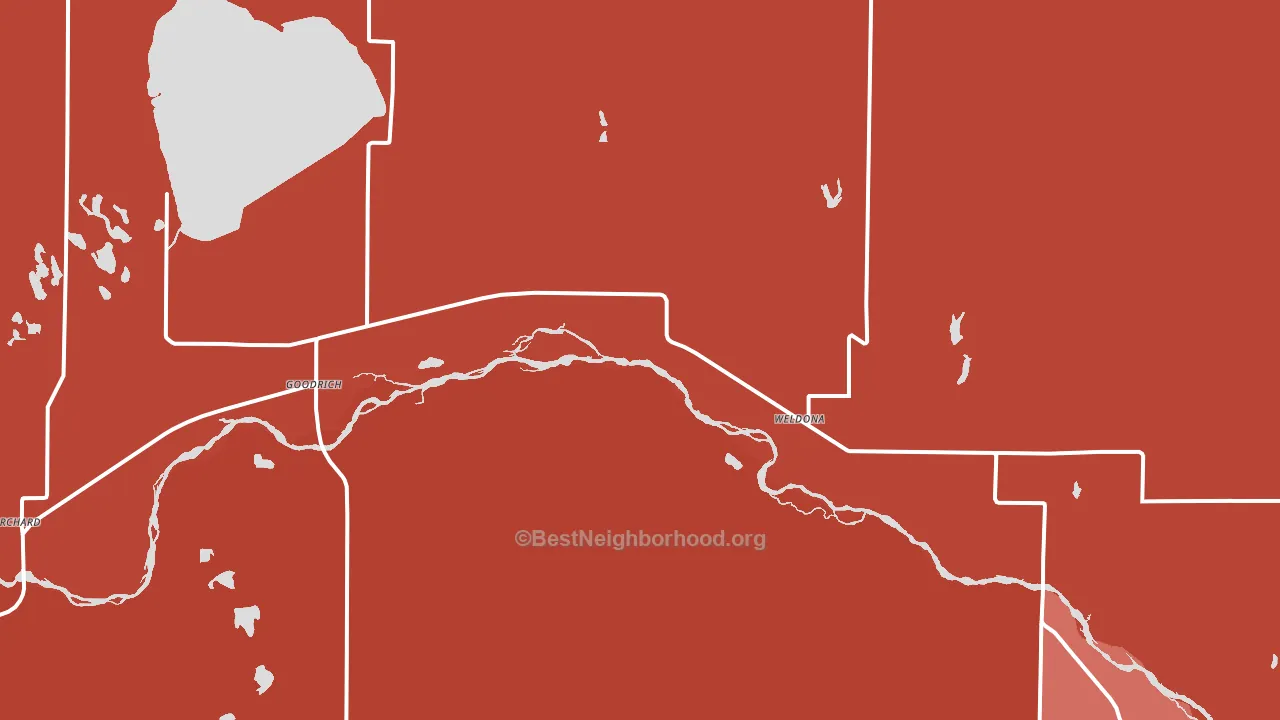 80653, CO block-group political-lean map
