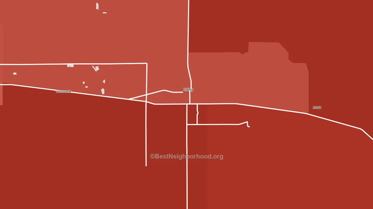 80727, CO block-group political-lean map