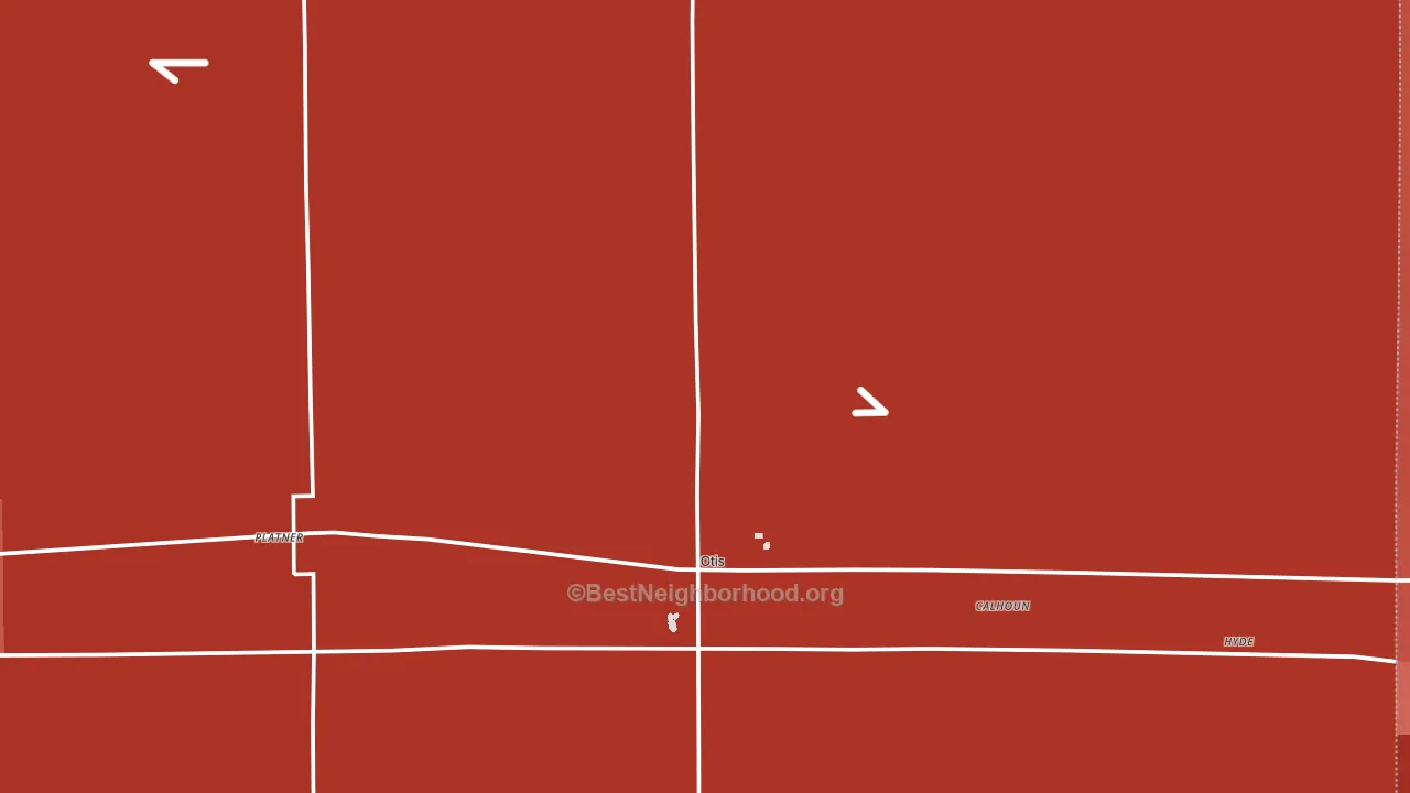 80743, CO block-group political-lean map