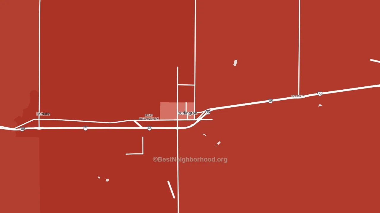 80807, CO block-group political-lean map