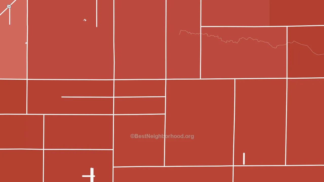 80808, CO block-group political-lean map