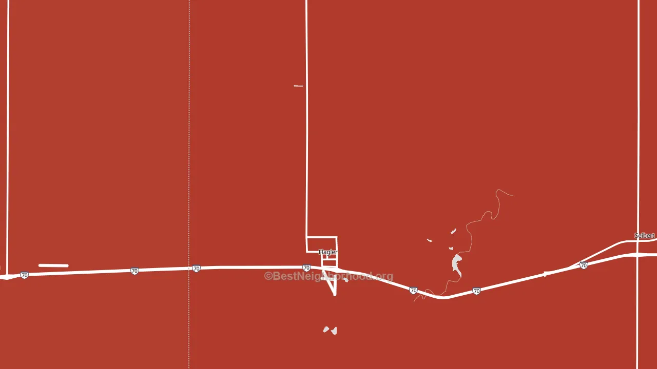 80815, CO block-group political-lean map
