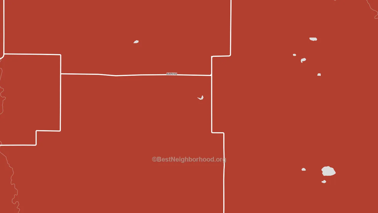 80823, CO block-group political-lean map