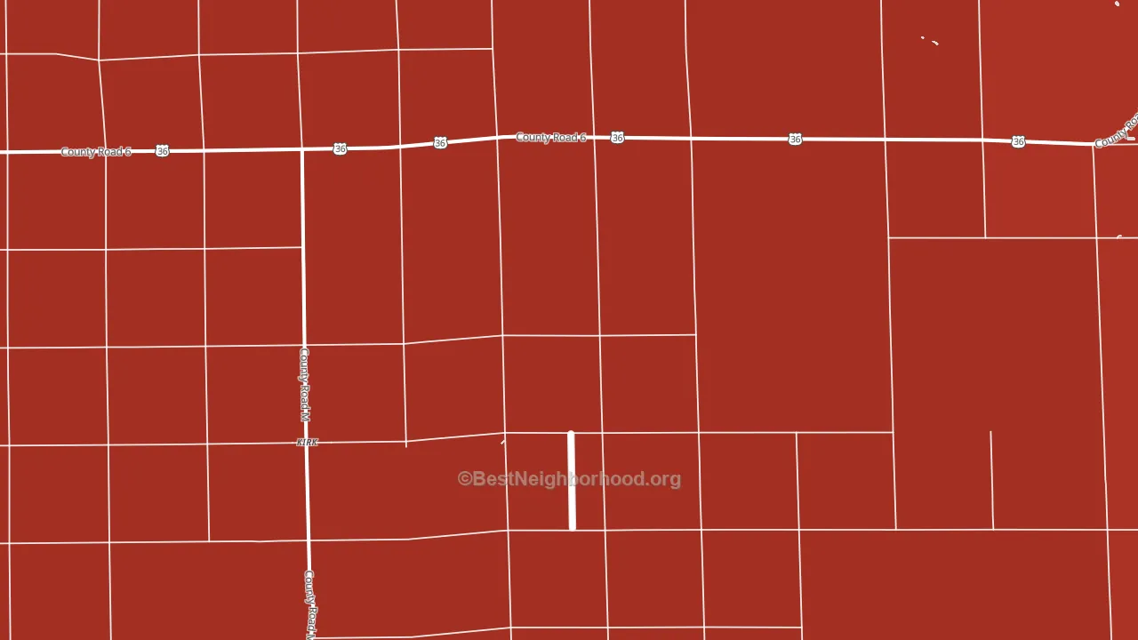 80824, CO block-group political-lean map