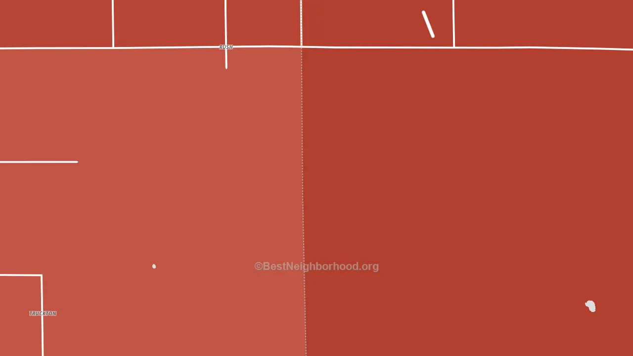 80833, CO block-group political-lean map