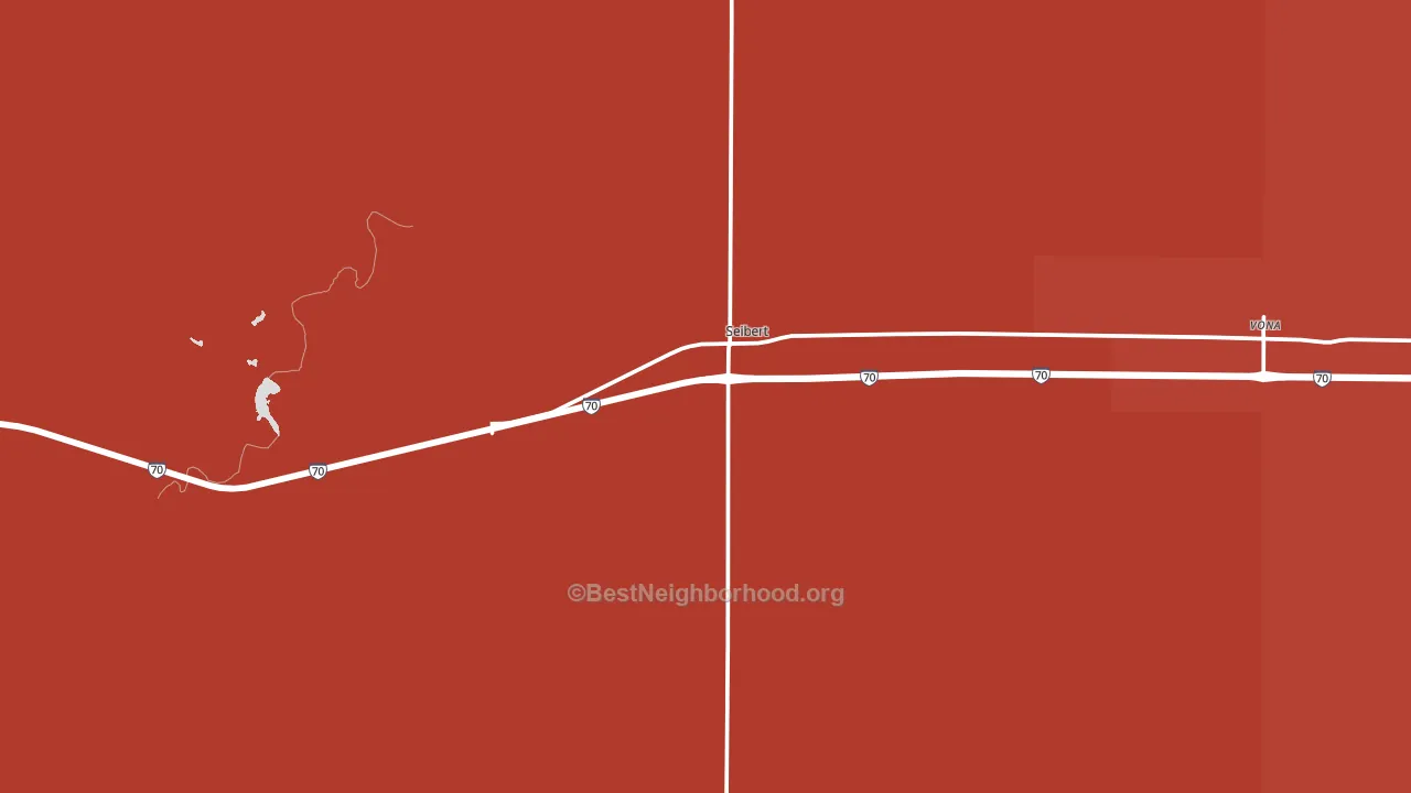 80834, CO block-group political-lean map