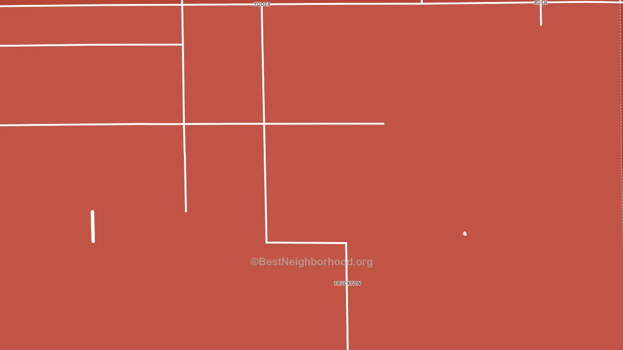 80864, CO block-group political-lean map