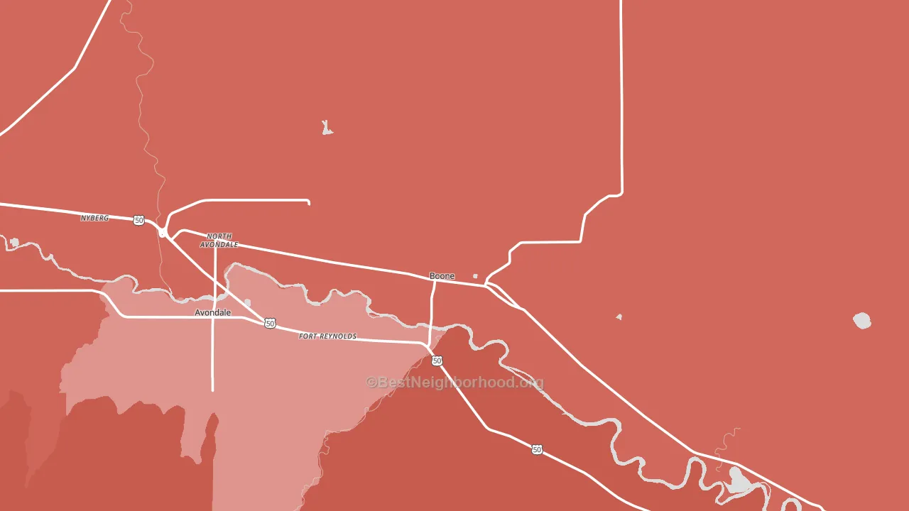 81025, CO block-group political-lean map