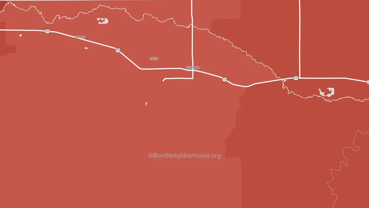 81041, CO block-group political-lean map
