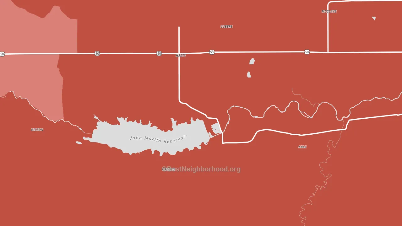 81044, CO block-group political-lean map