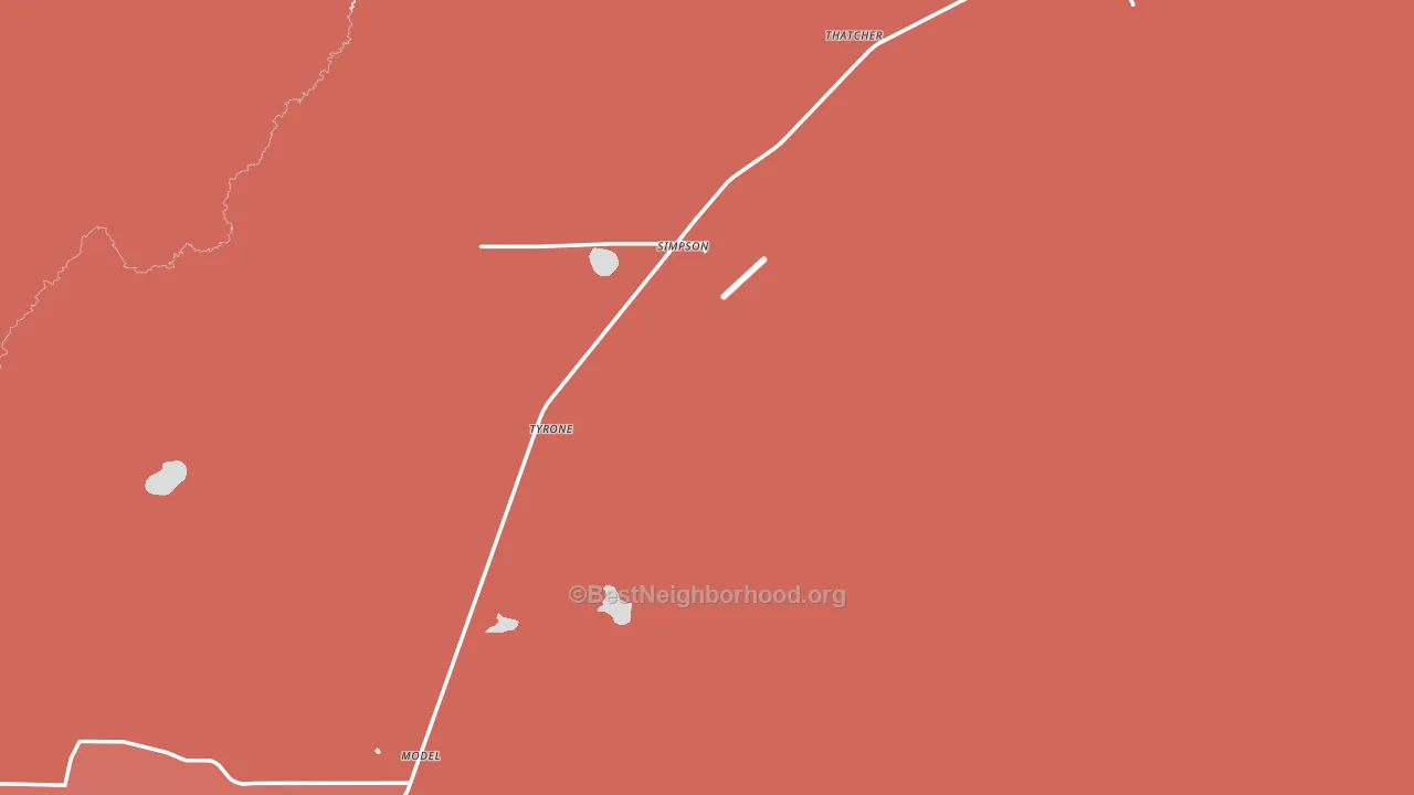 81059, CO block-group political-lean map
