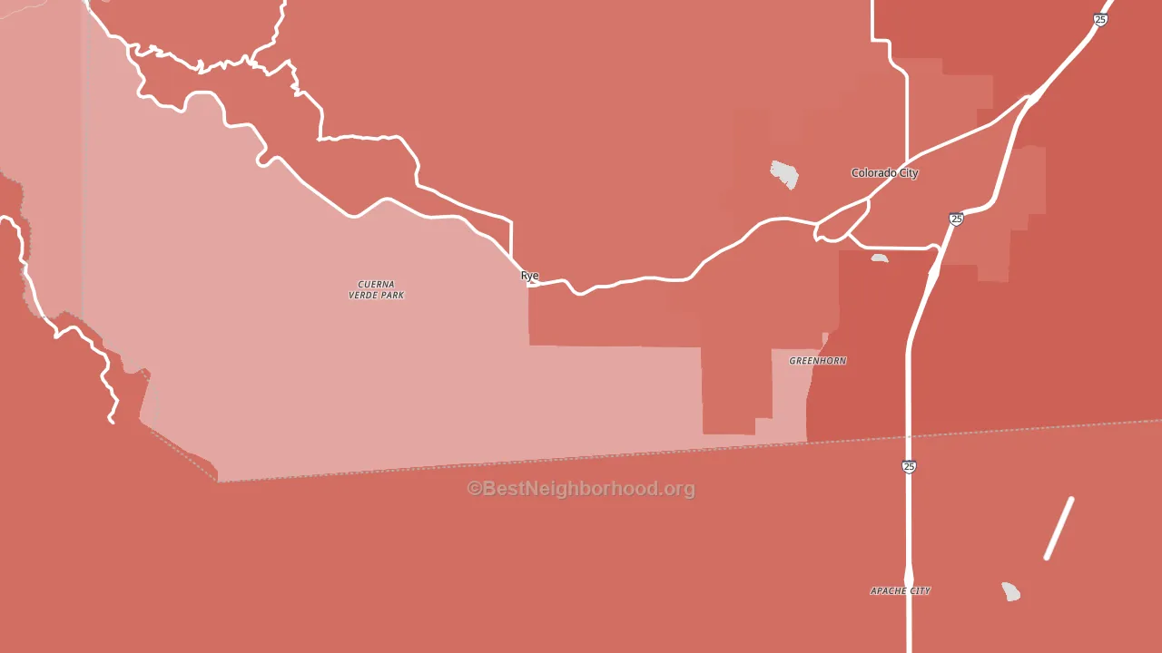 81069, CO block-group political-lean map