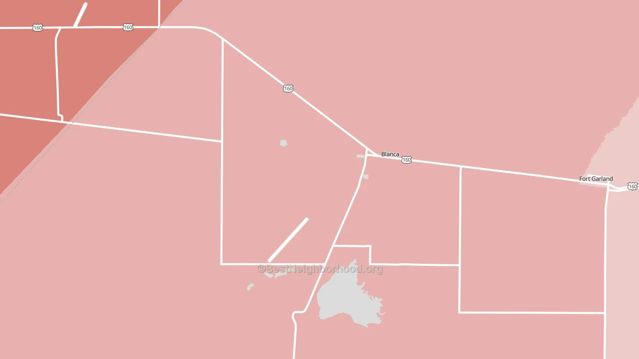 81123, CO block-group political-lean map