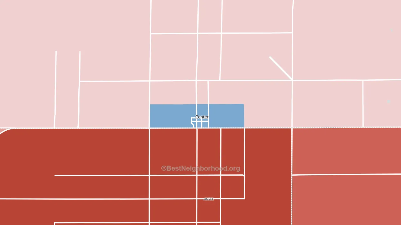 81125, CO block-group political-lean map
