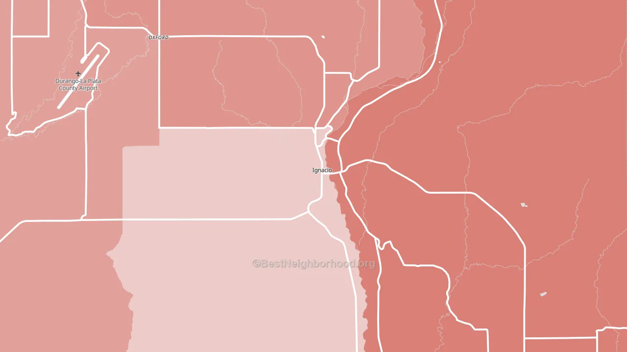 81137, CO block-group political-lean map