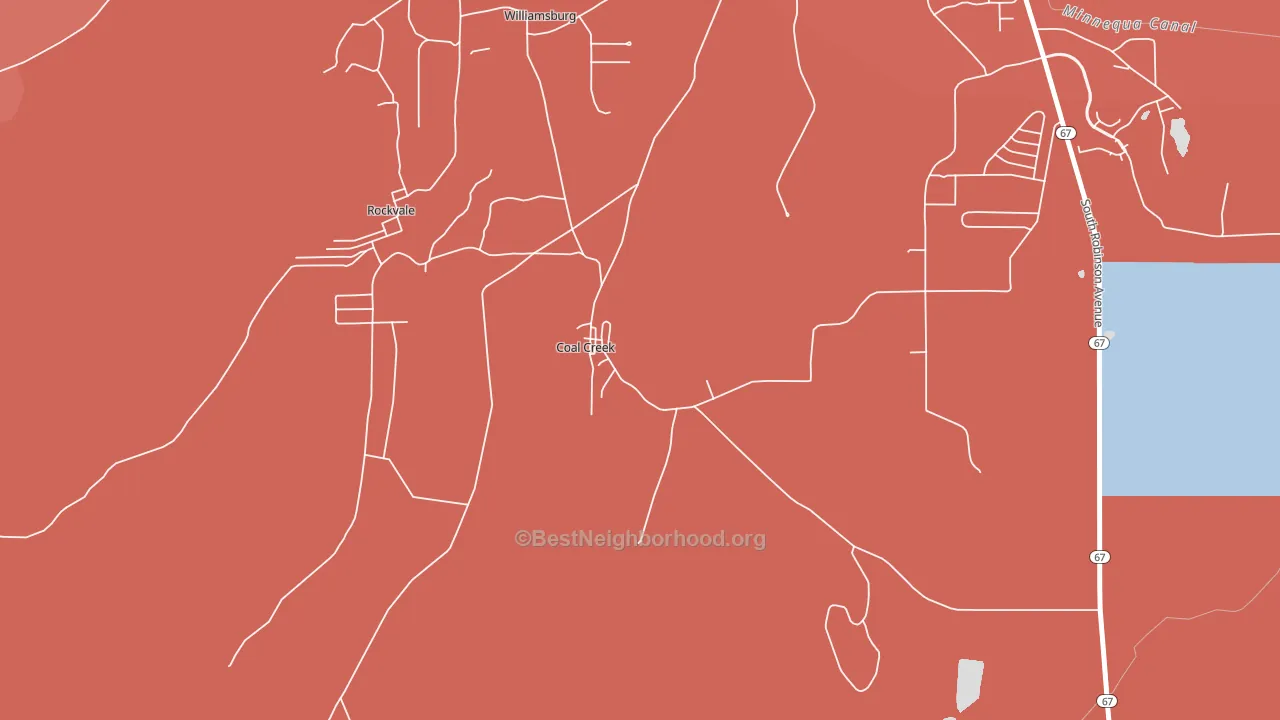 81221, CO block-group political-lean map