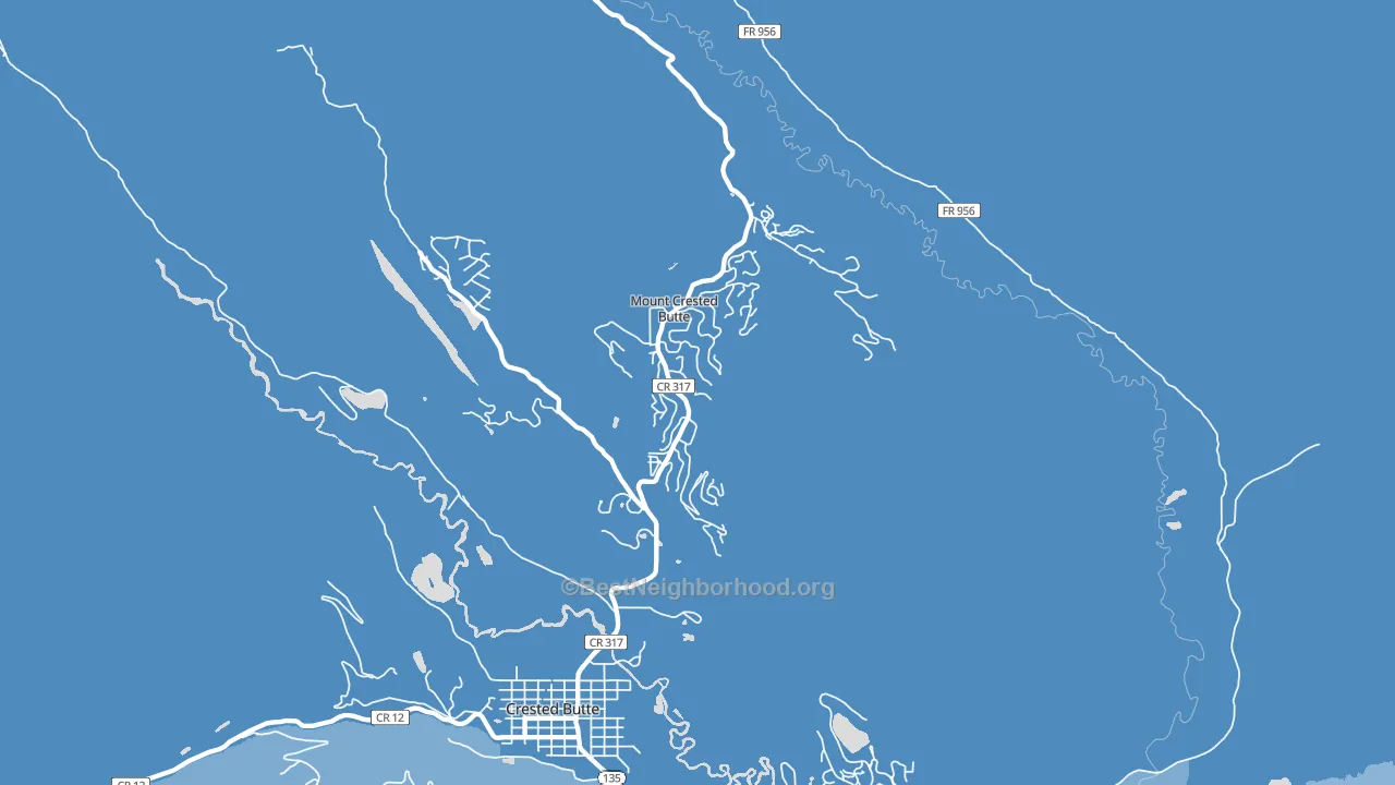 81225, CO block-group political-lean map
