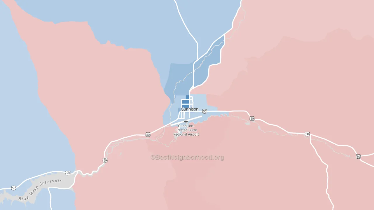 81230, CO block-group political-lean map