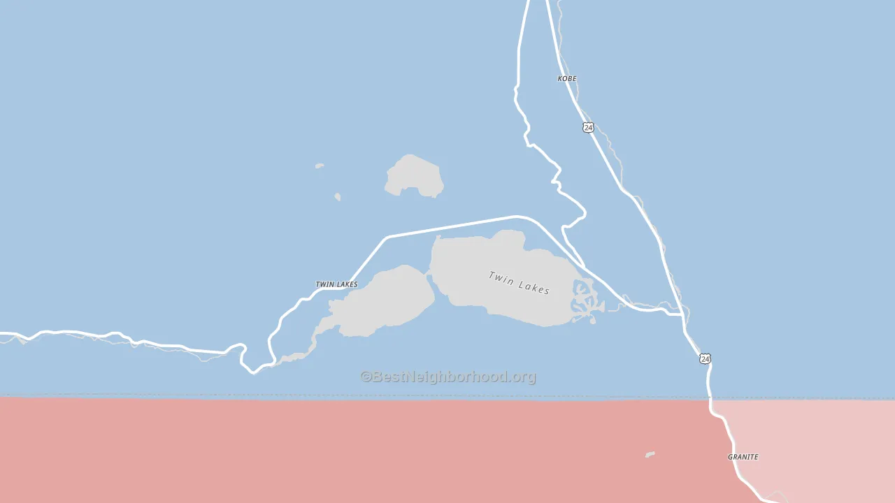 81251, CO block-group political-lean map