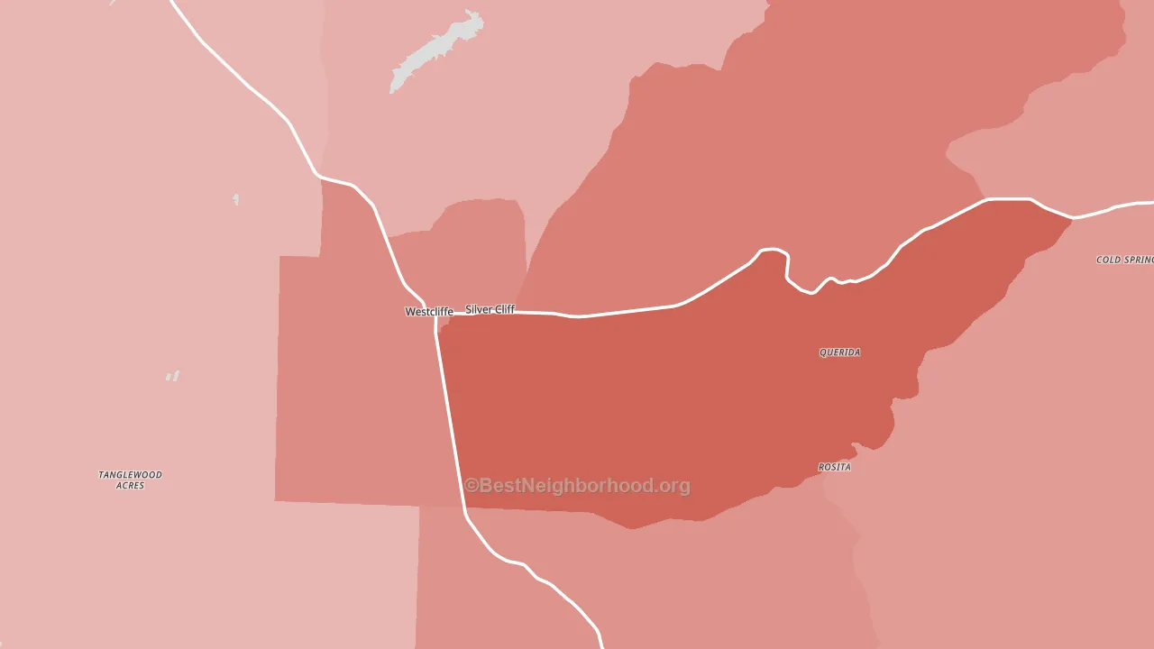 81252, CO block-group political-lean map