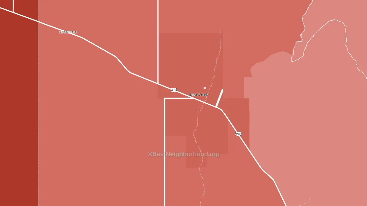 81324, CO block-group political-lean map