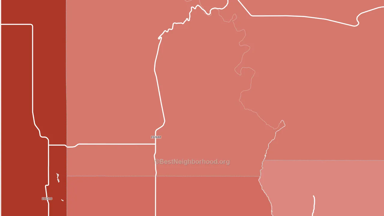 81325, CO block-group political-lean map