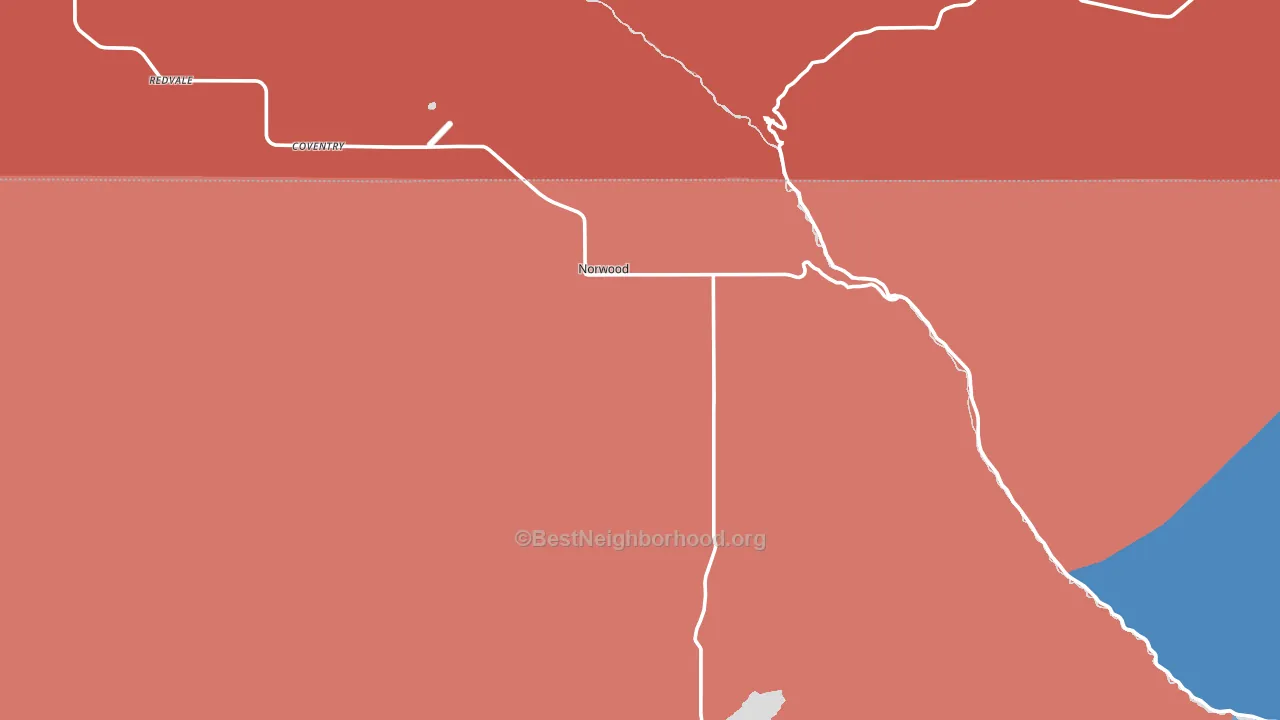 81423, CO block-group political-lean map