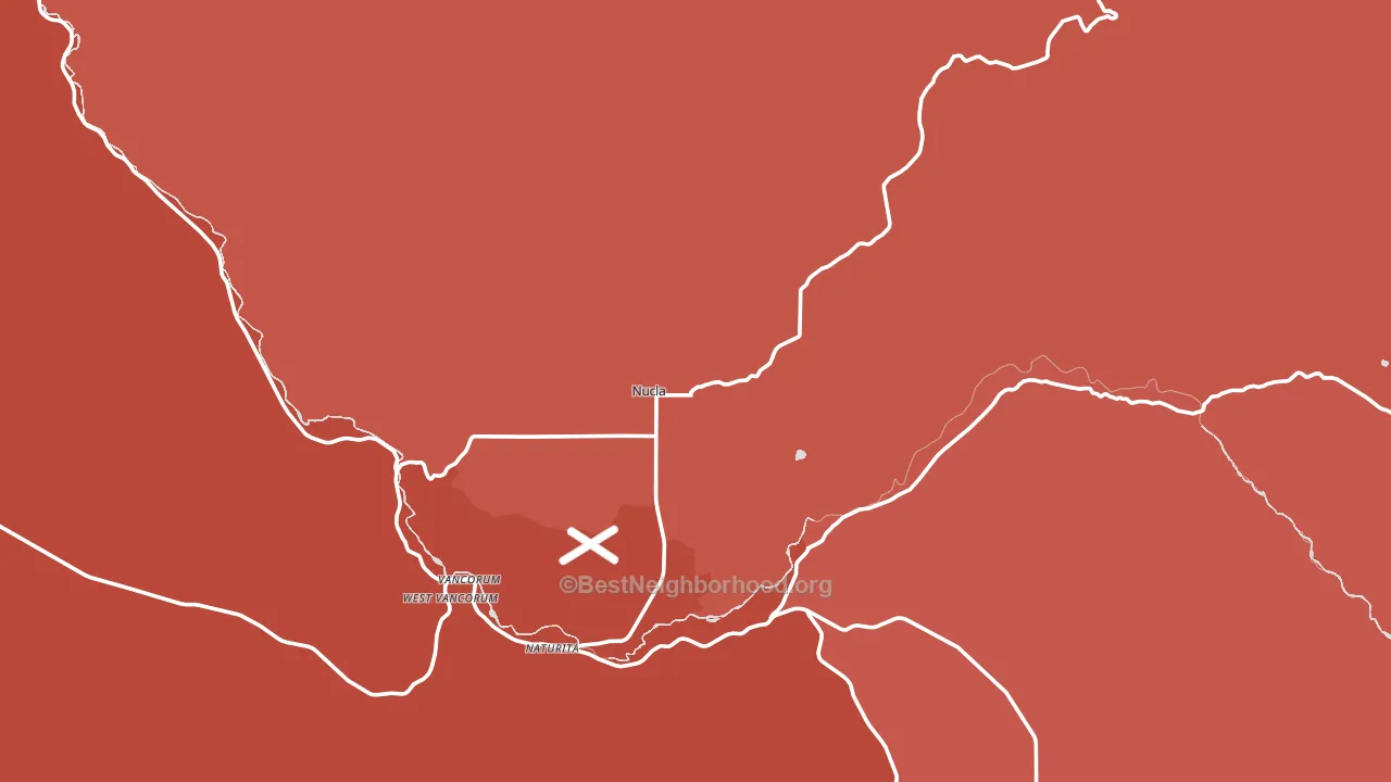 81424, CO block-group political-lean map