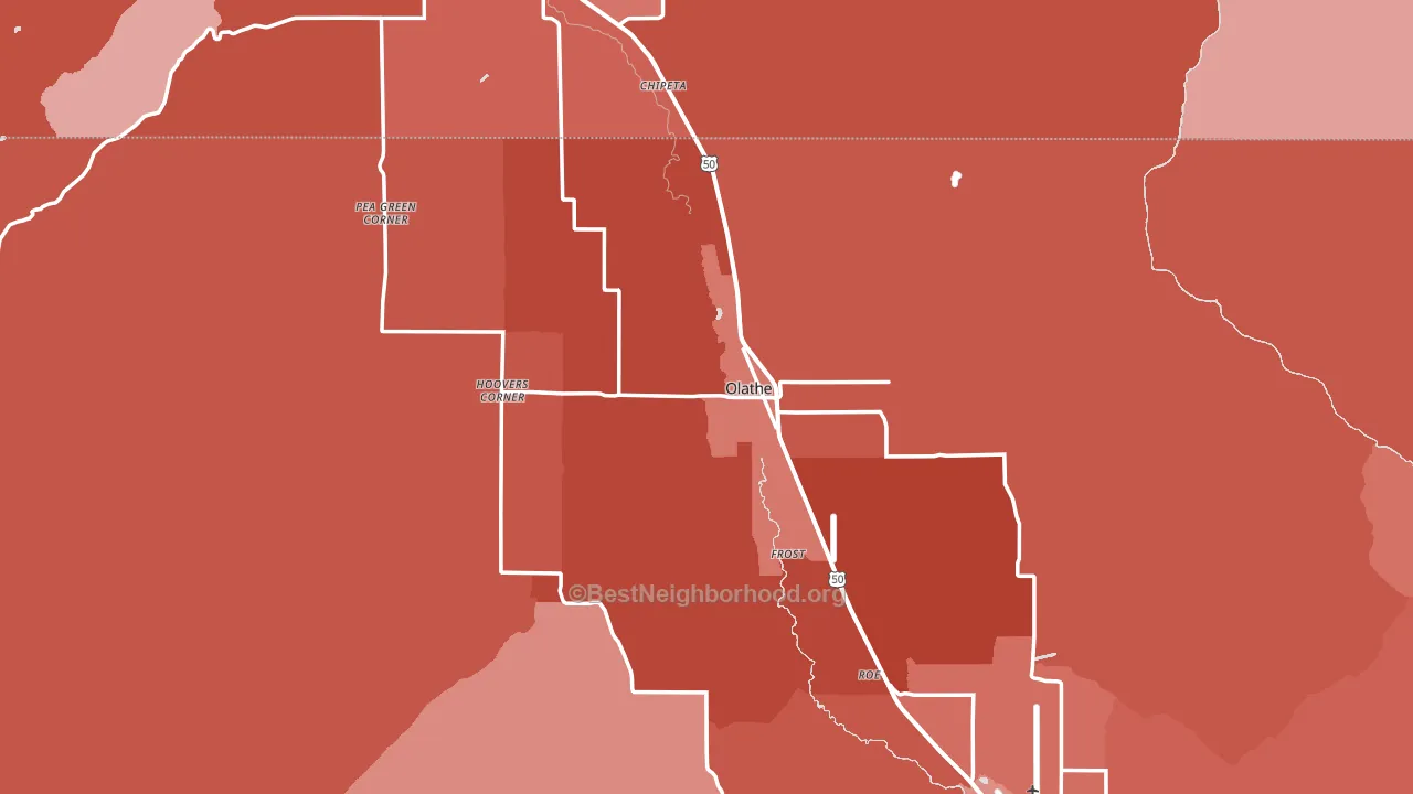 81425, CO block-group political-lean map