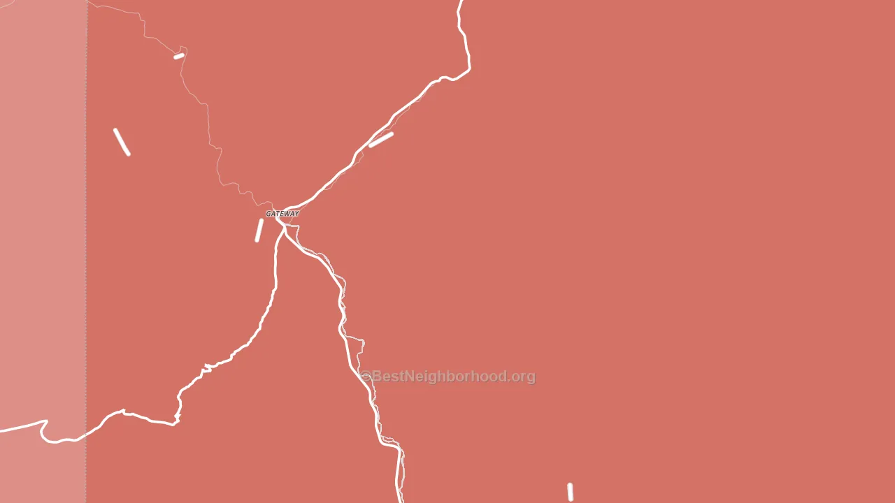81522, CO block-group political-lean map