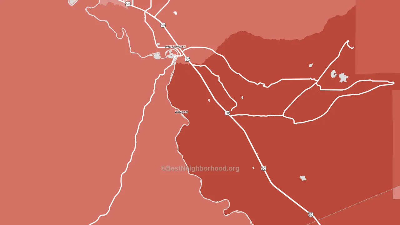 81527, CO block-group political-lean map