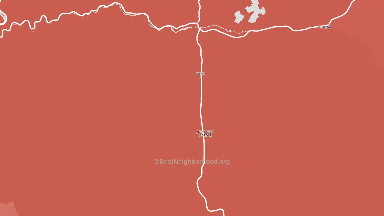 81643, CO block-group political-lean map