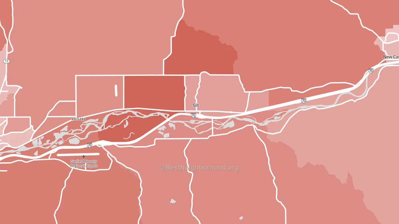 81652, CO block-group political-lean map
