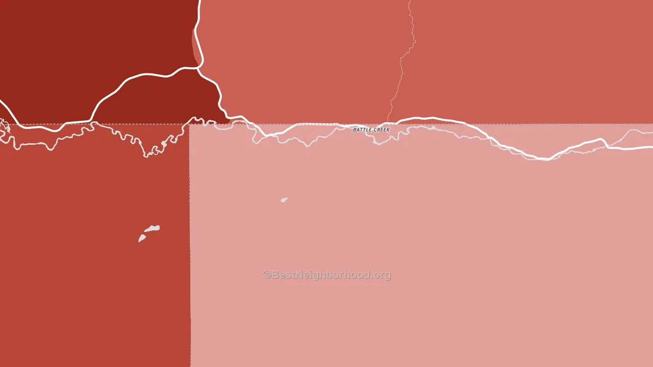 81653, CO block-group political-lean map