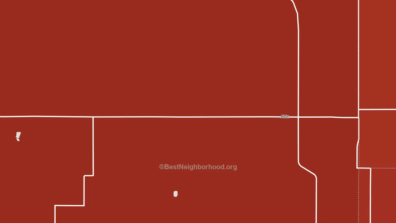 82050, WY block-group political-lean map